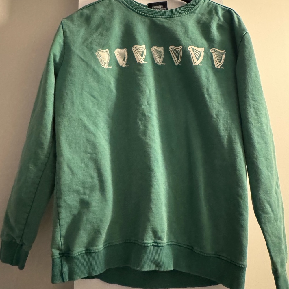 Guinness Sweater with Harp Design